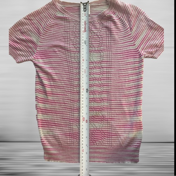 Bin 1C Missoni Crew Neck size 38 Marled Space-Dye knit sweater vintage - Picture 5 of 10